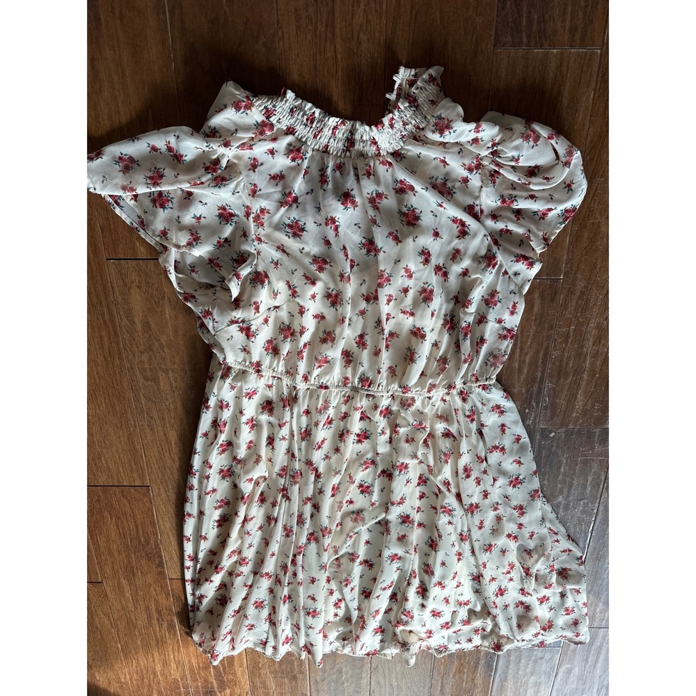 Torrid Women's Floral Print spring summer Mini Dress cottagecore size 1